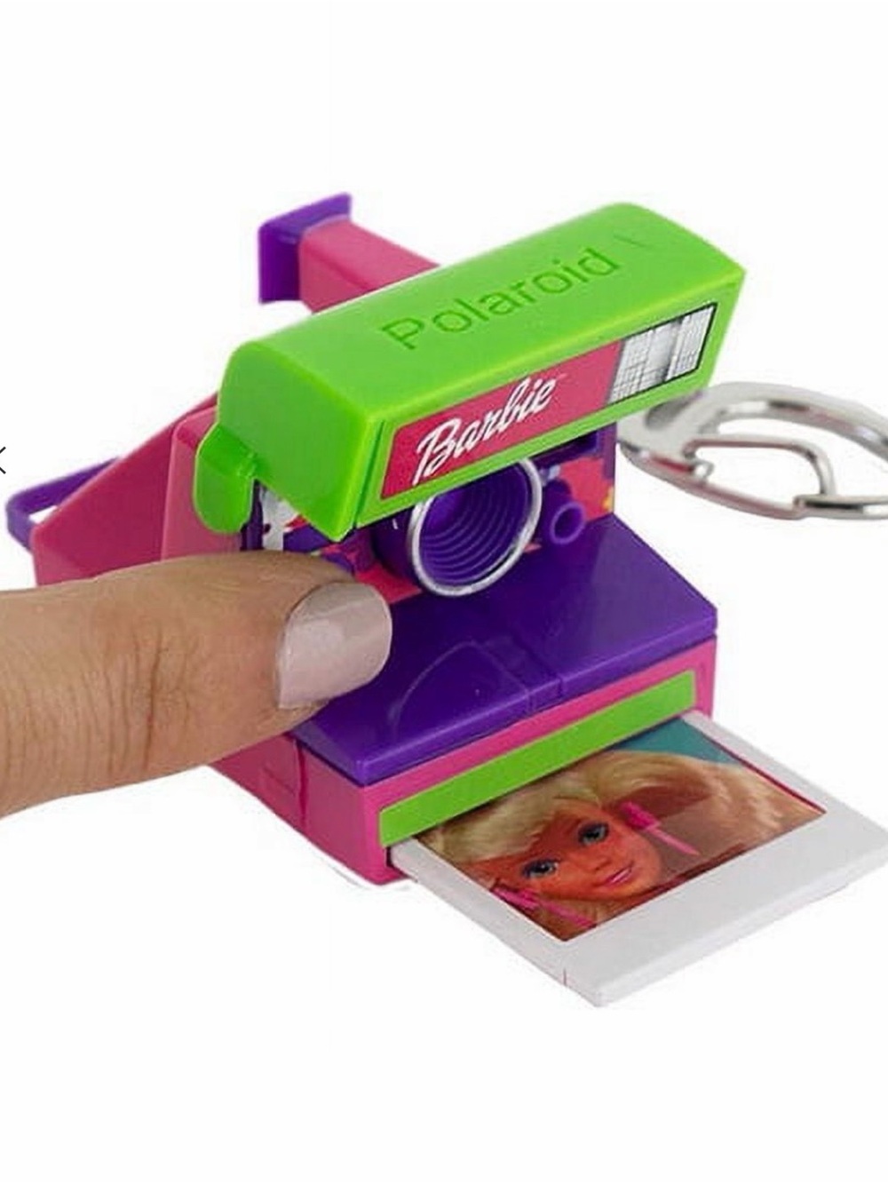 Barbie Mini Polaroid Simulated Camera Keychain Worldโs Coolest Polaroid 600 Mini